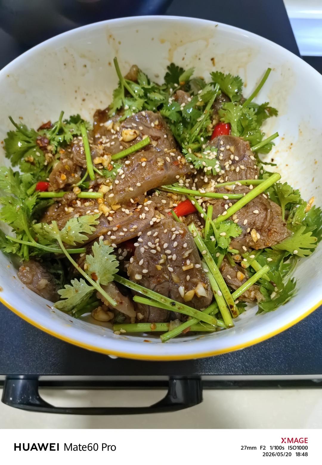 凉拌牛肉（香辣开胃，下酒下饭）