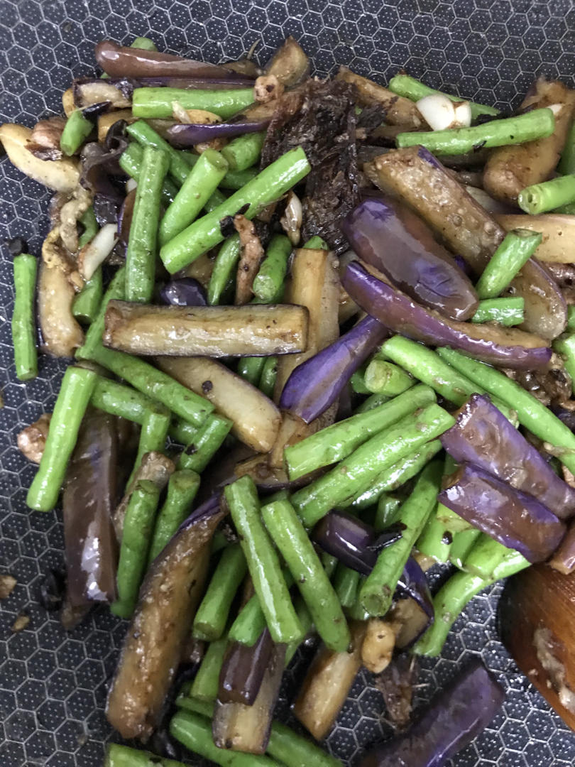 豆角烧茄子