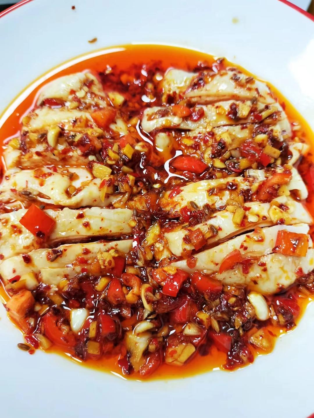 好吃不长胖的香辣口水鸡