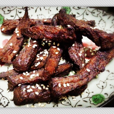 自制烤箱牛肉干