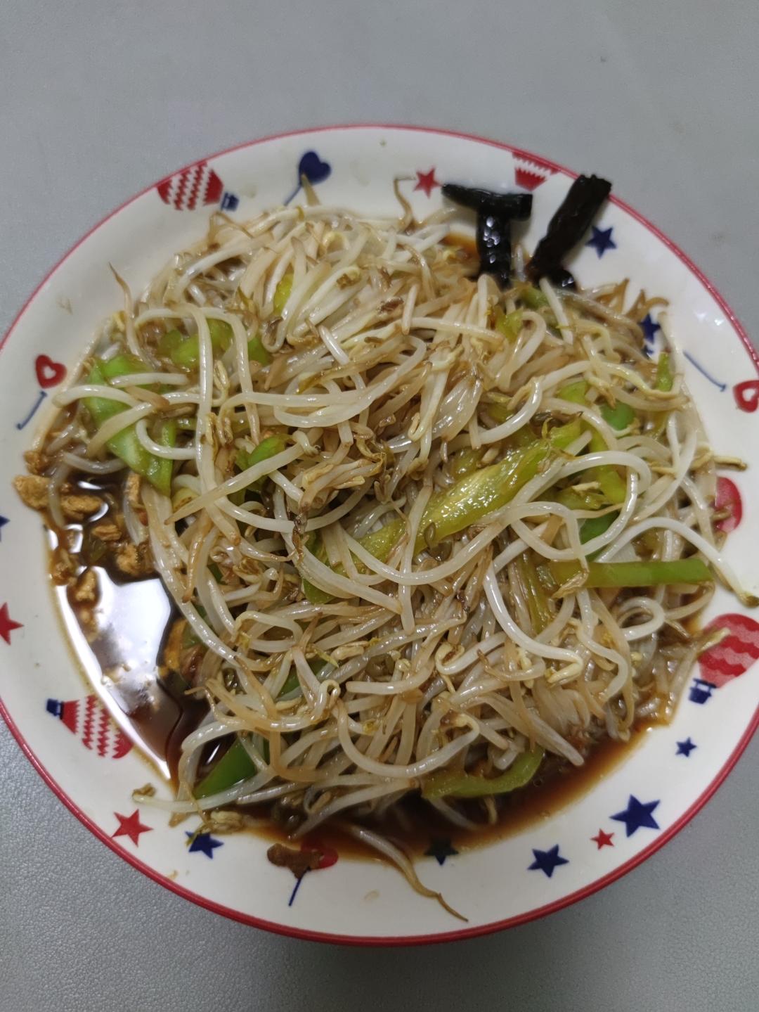 爆炒绿豆芽