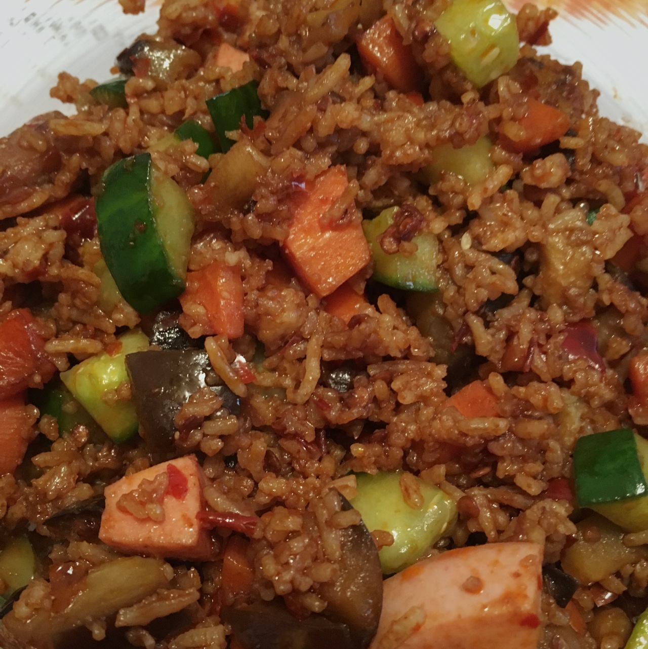 郫县豆瓣酱版蛋炒饭（重口味）