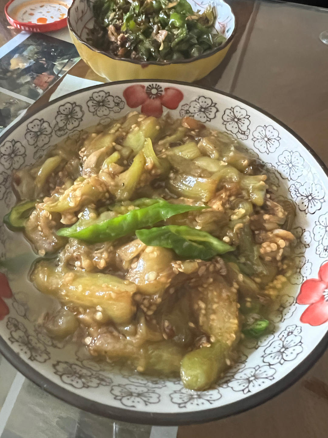 茄子🍆炒青椒