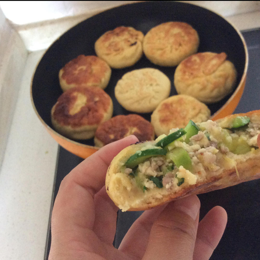 嫩南瓜豆腐馅饼