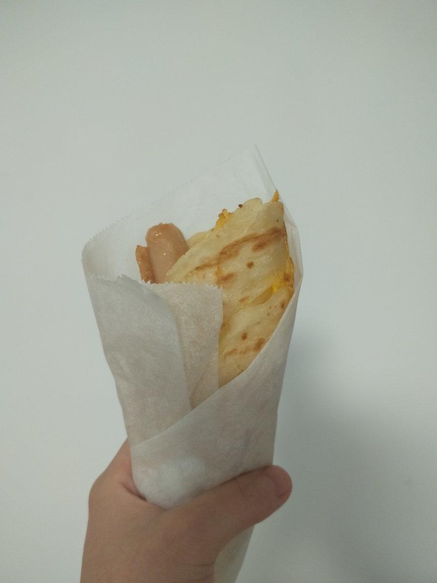 自制奶香手抓饼🌯
