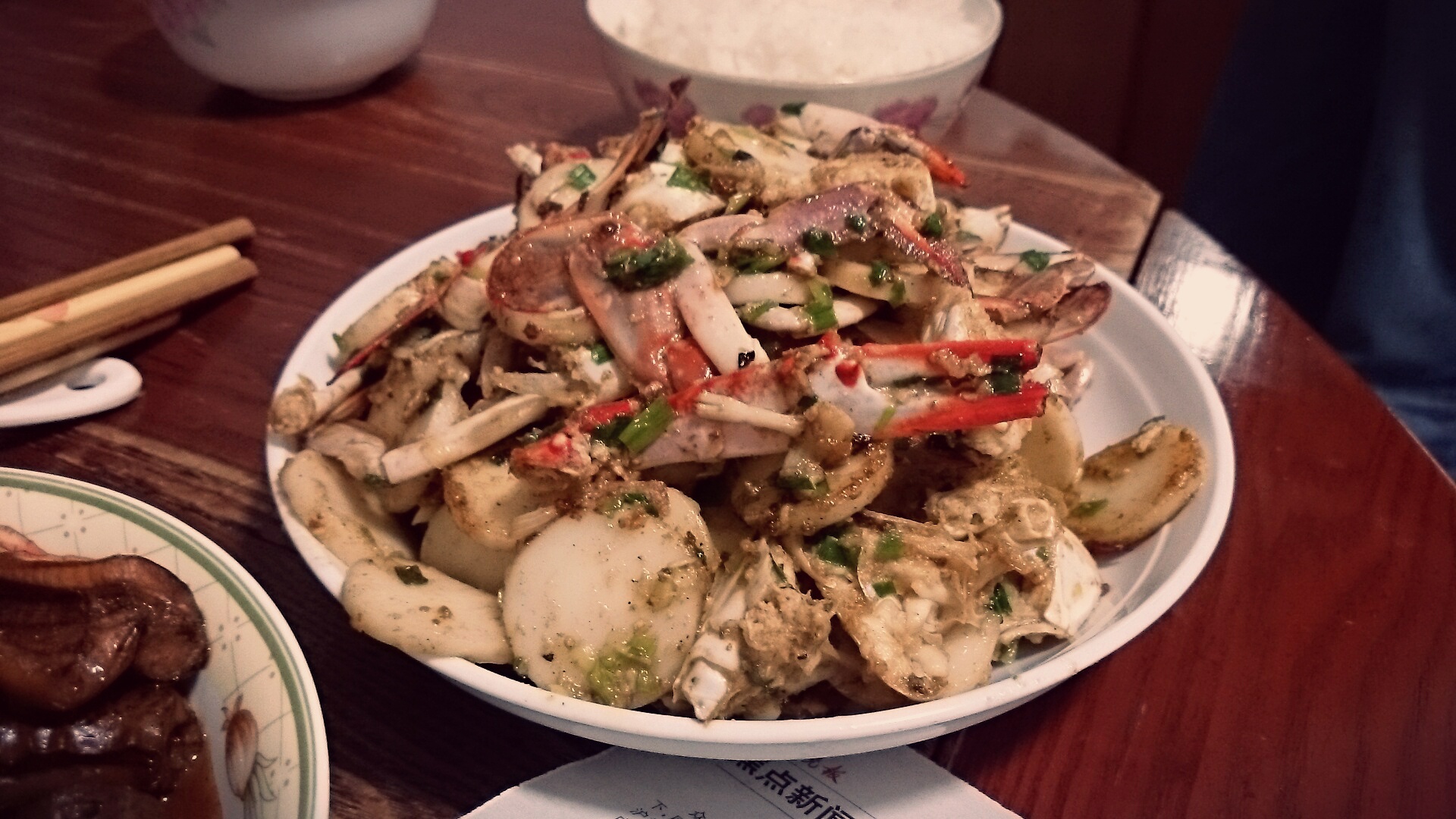 梭子蟹炒年糕