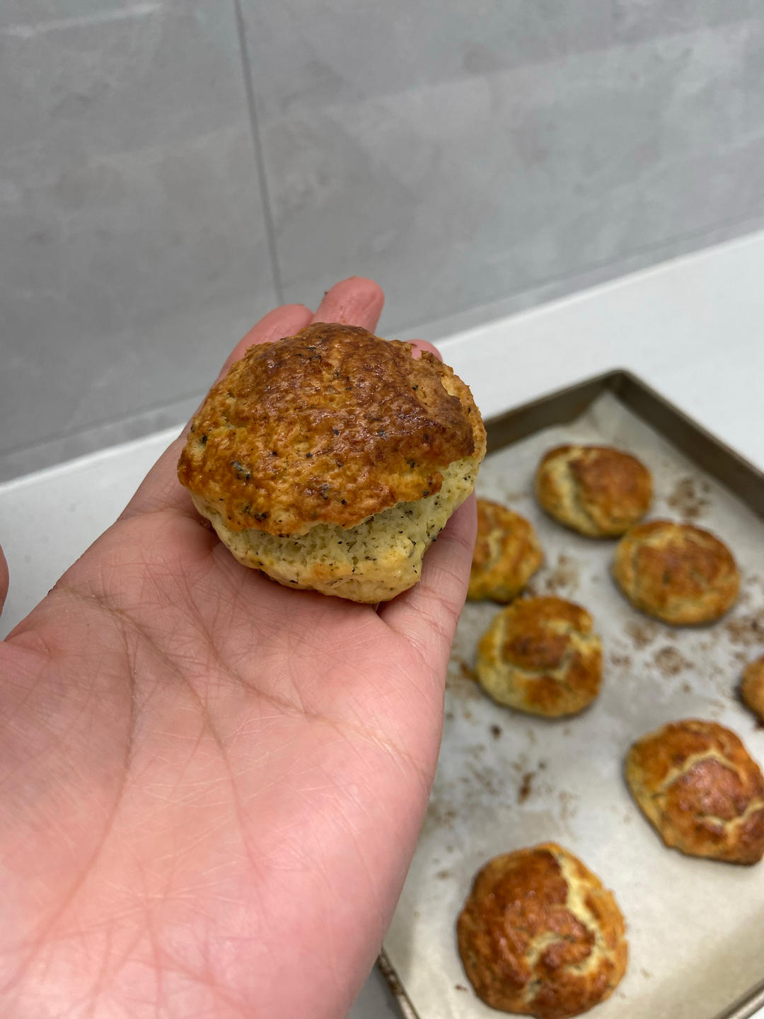 日式黑巧伯爵茶司康