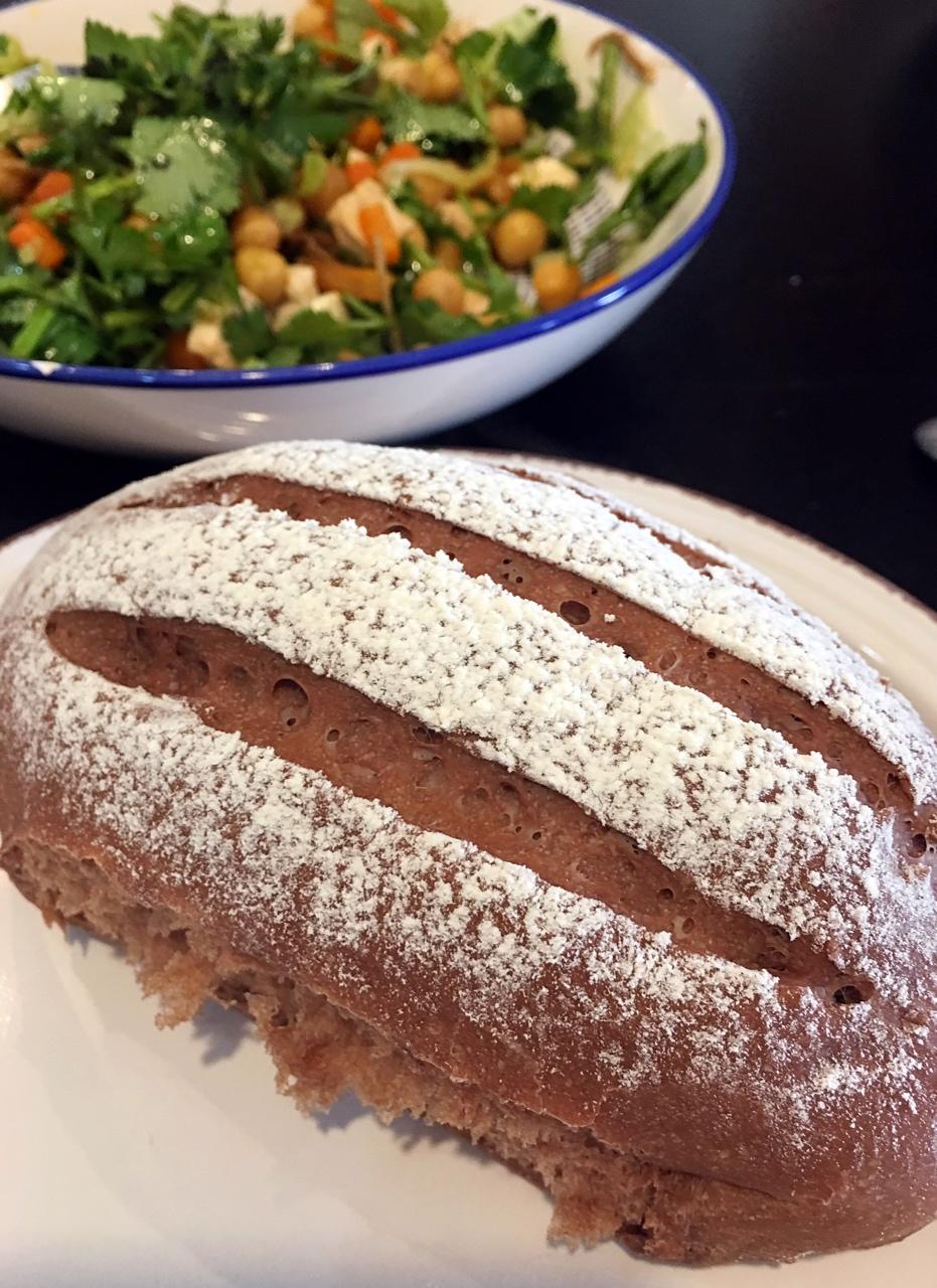 可可牛奶哈斯面包