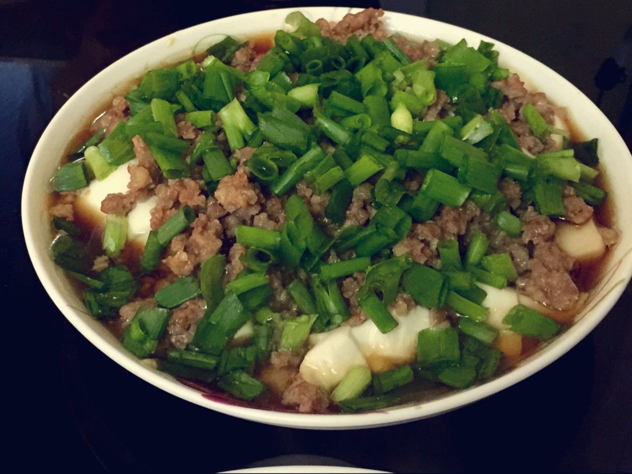 肉末蒸豆腐