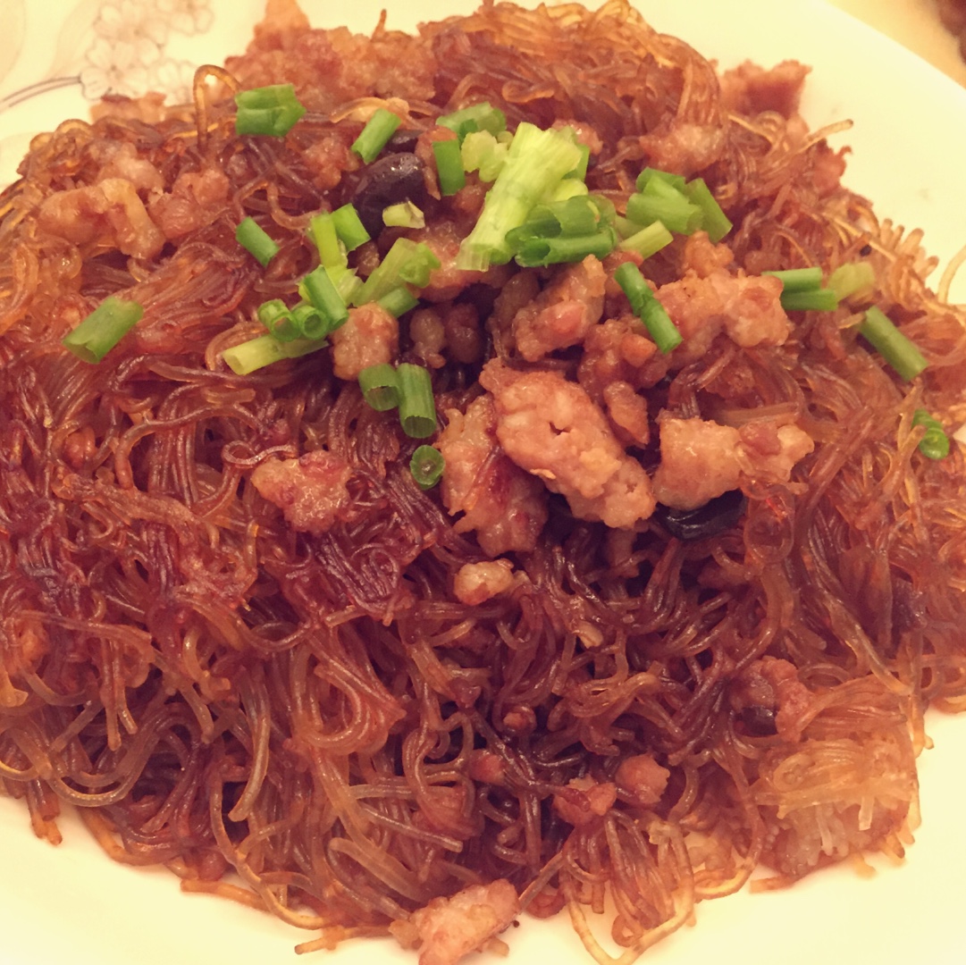 肉末茄子粉丝煲