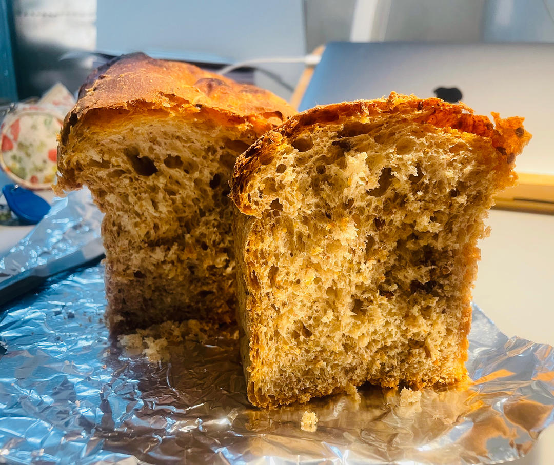 全麦发芽谷物吐司丨健康·烘焙