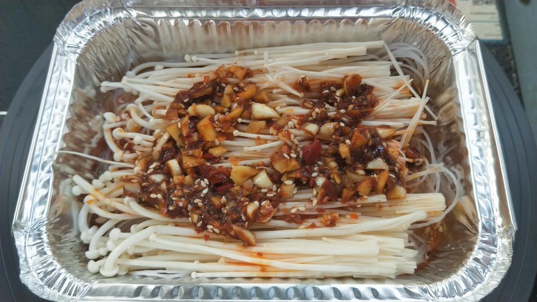 超下饭锡纸系列-金针菇 花甲 肉沫豆腐