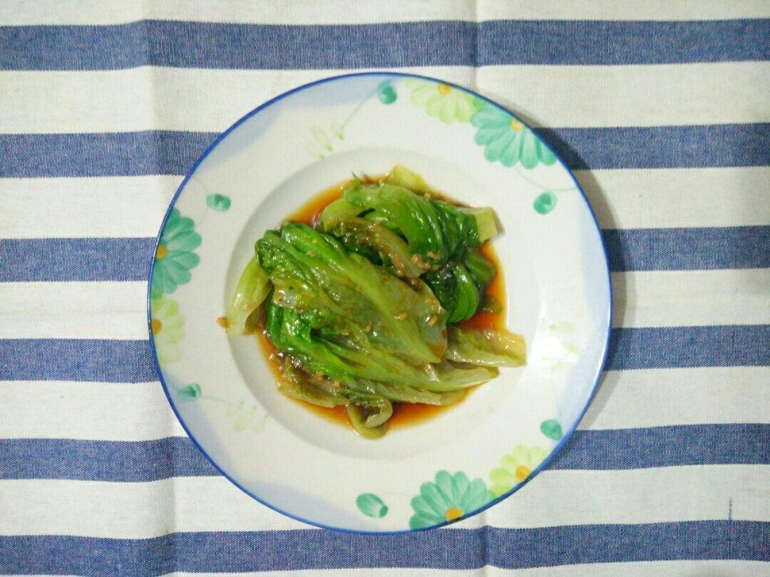 蚝油生菜（蒸鱼豉油版）