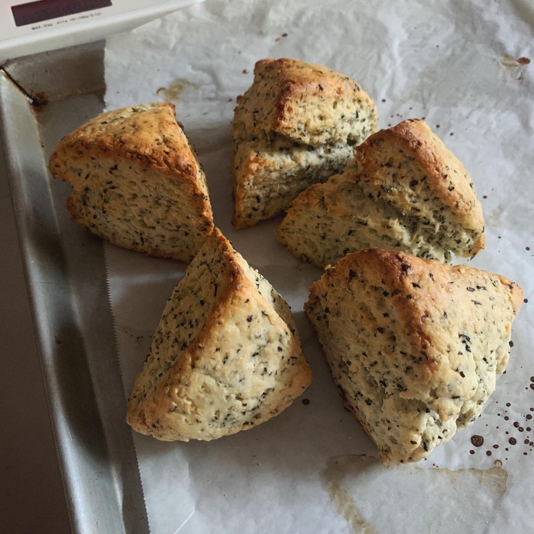 适合做三明治的红茶司康