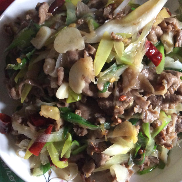 葱爆羊肉