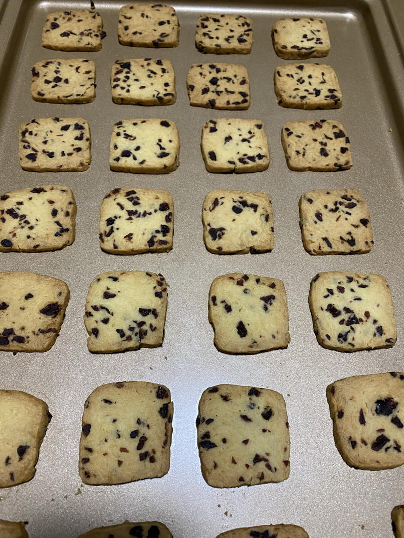 低糖少油版蔓越莓饼干