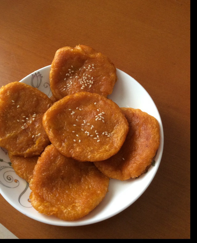 芝麻南瓜饼