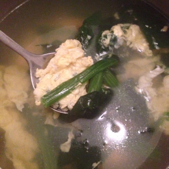 菠菜鸡蛋汤
