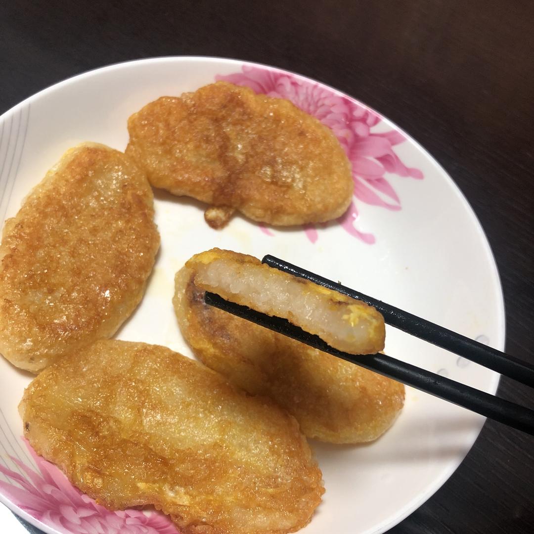 素颜ziyan做的自制糍粑