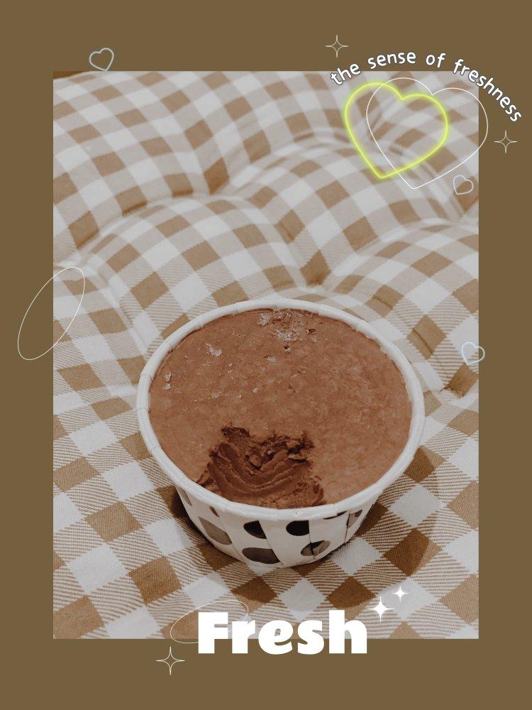 巧克力冰淇淋（无蛋无冰渣、免搅拌、消耗淡奶油）Choco Ice Cream