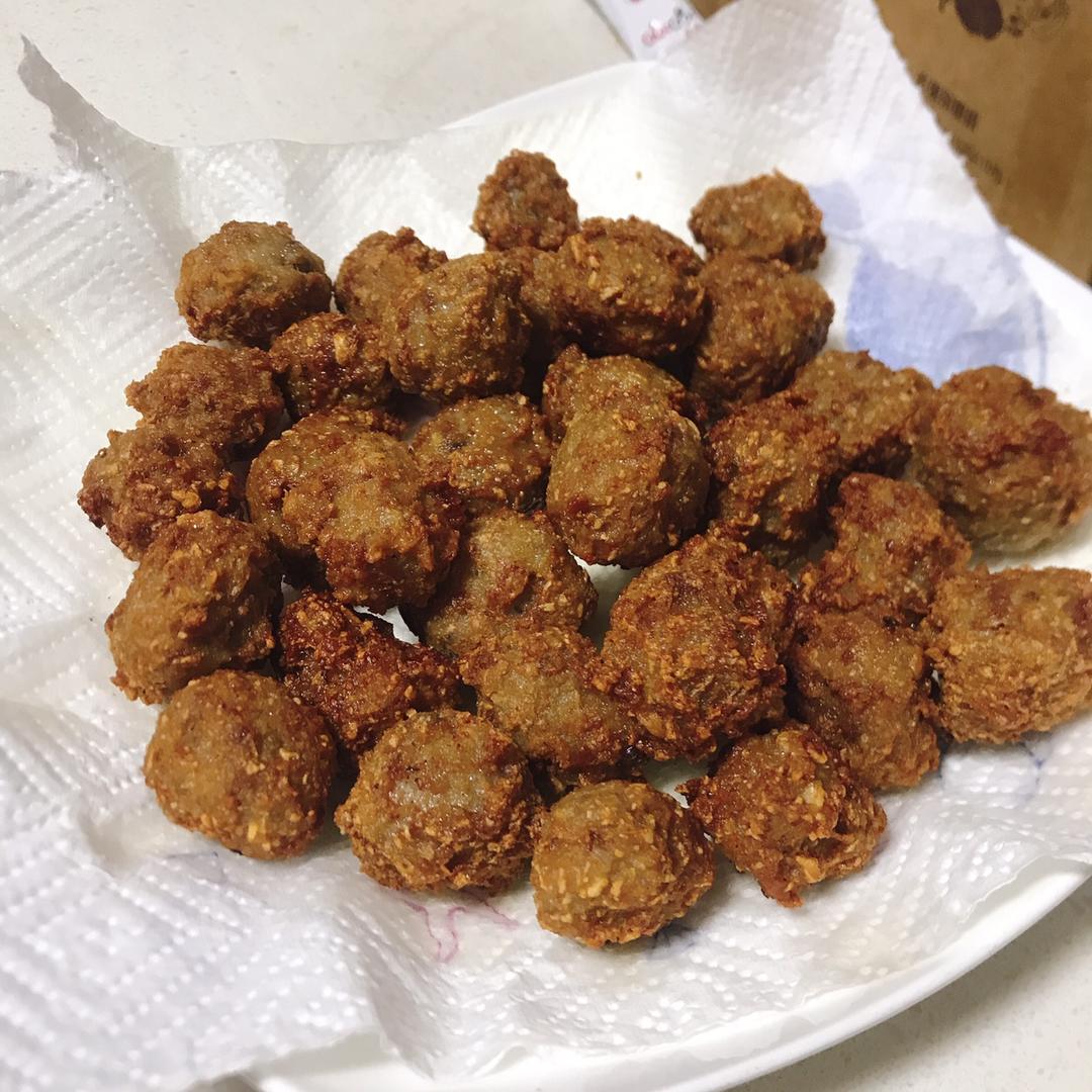 炸莲藕猪肉丸子-年味