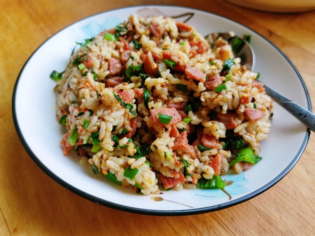 超简单培根蛋炒饭