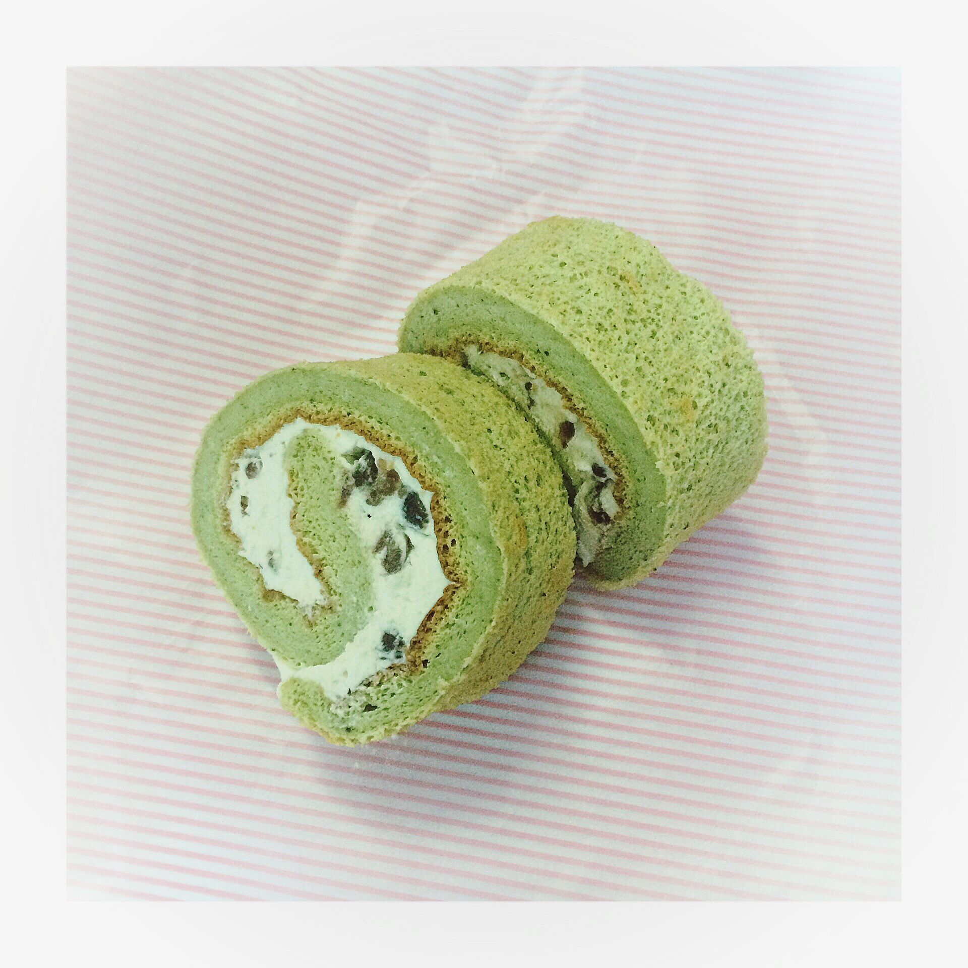 抹茶戚风蛋糕卷