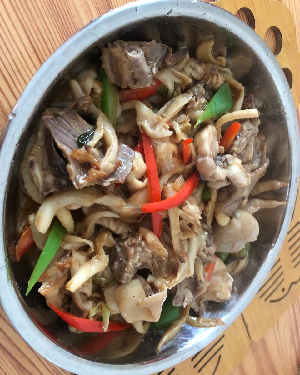肉炒栗蘑