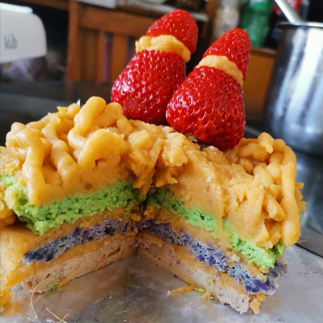 蔬菜版生日蛋糕