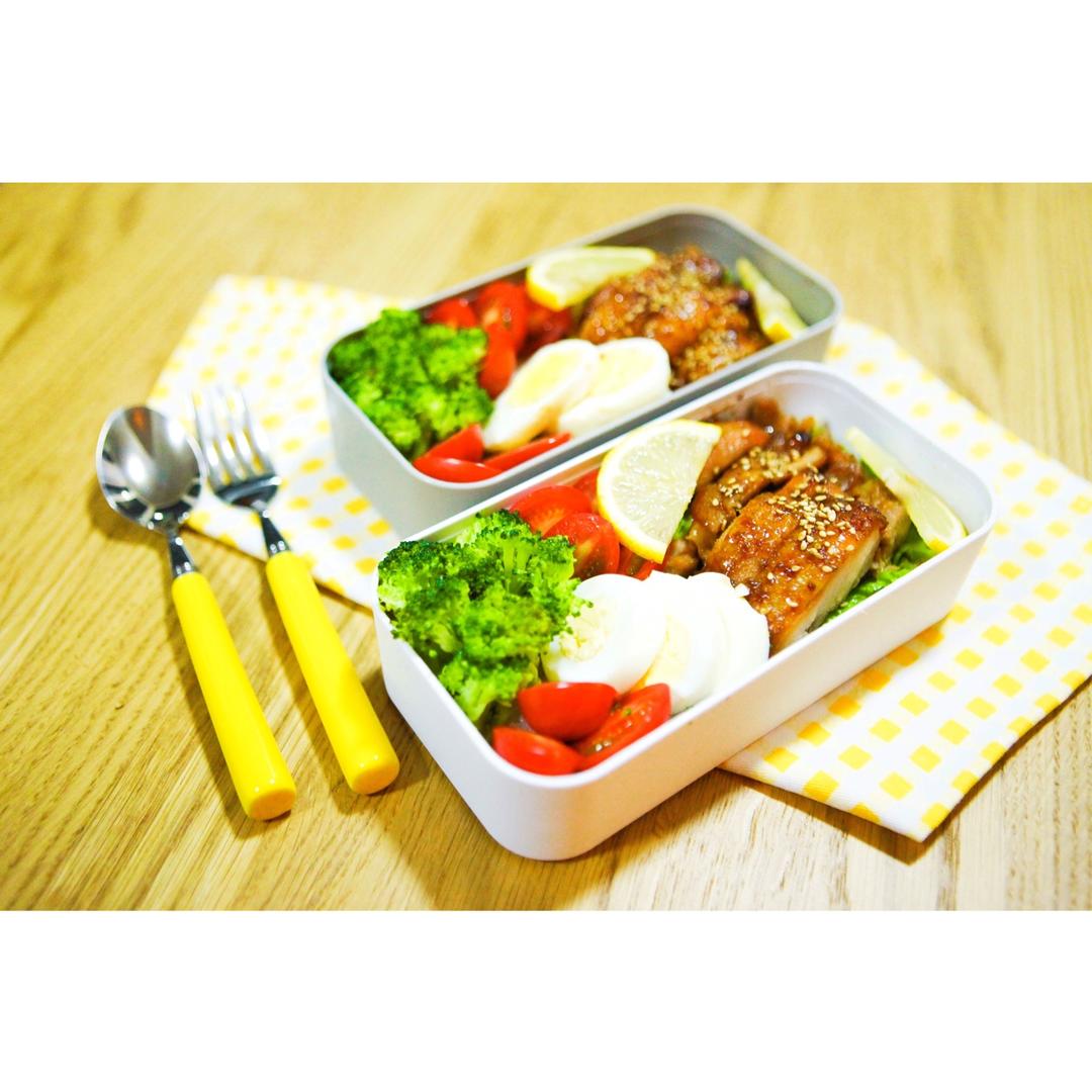 视频菜谱：【照烧鸡排便当】