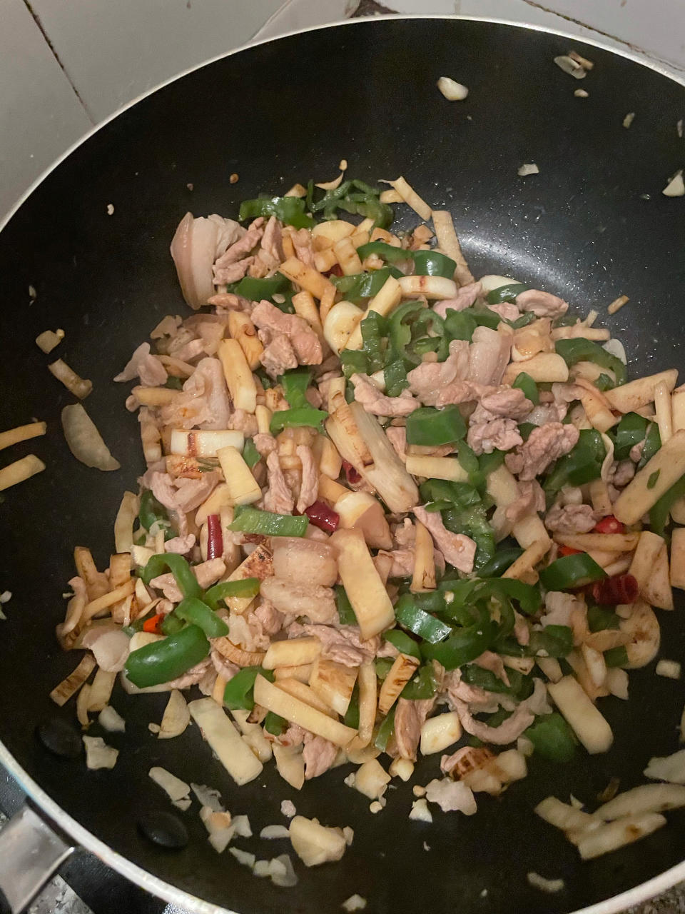 茭白肉丝