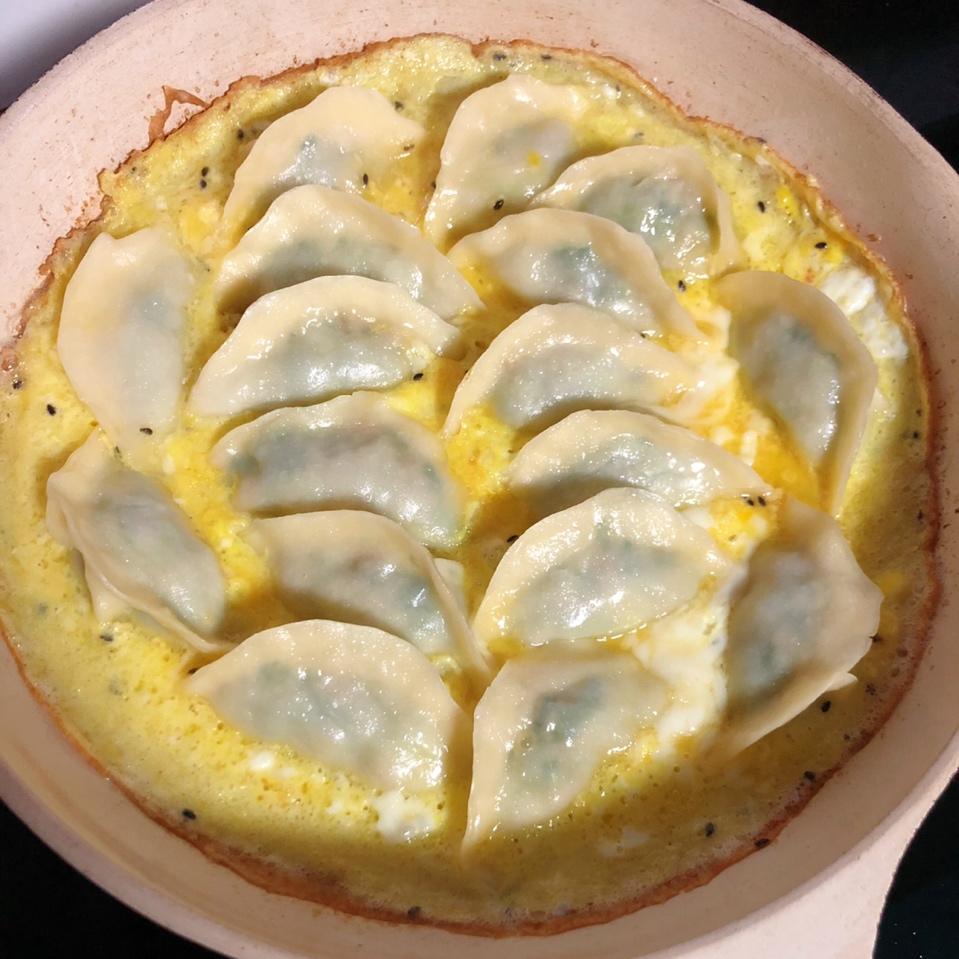 懒人快手抱蛋煎饺