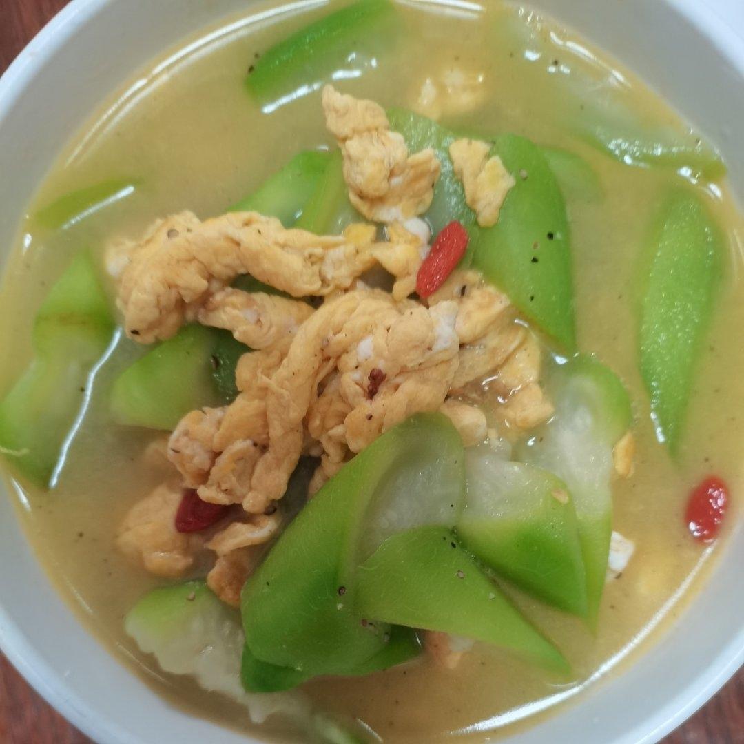 丝瓜鸡蛋汤