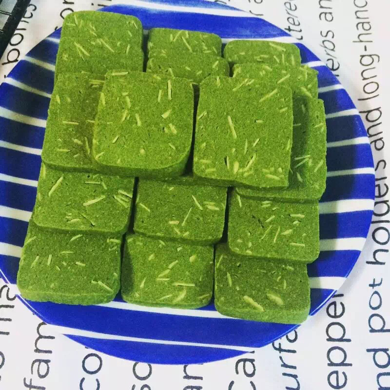 抹茶杏仁饼干