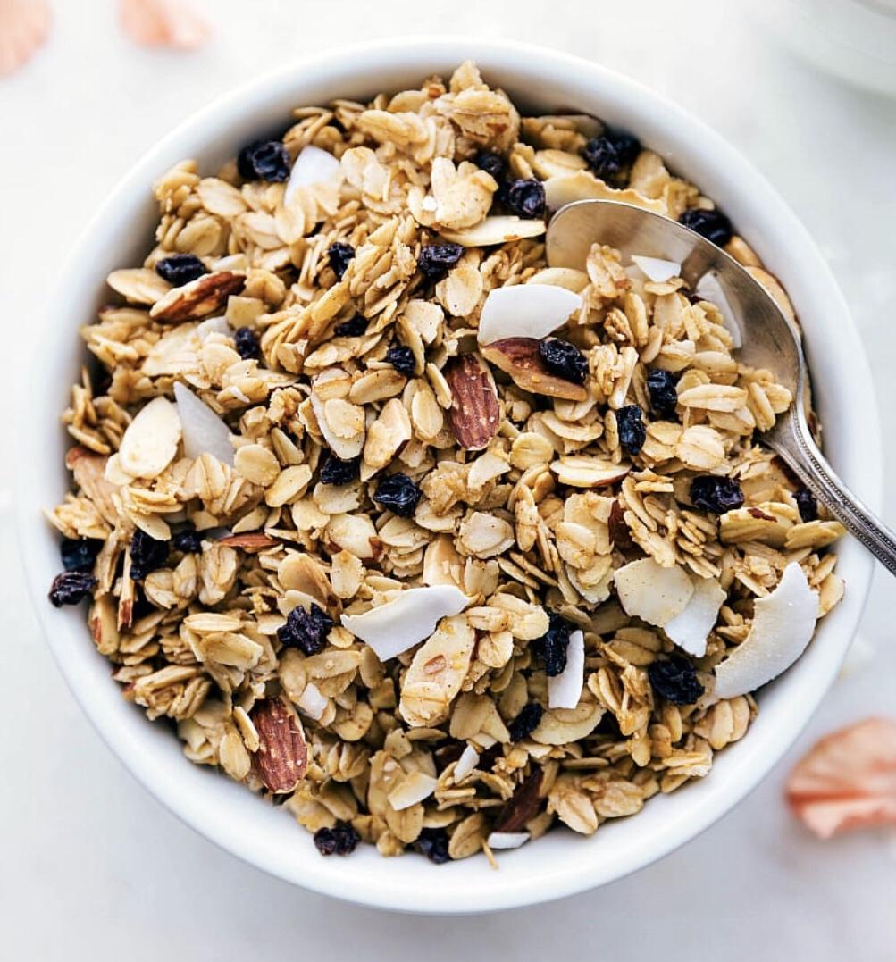 地狱厨房之什锦果麦granola健康零食麦片混合物早餐野餐