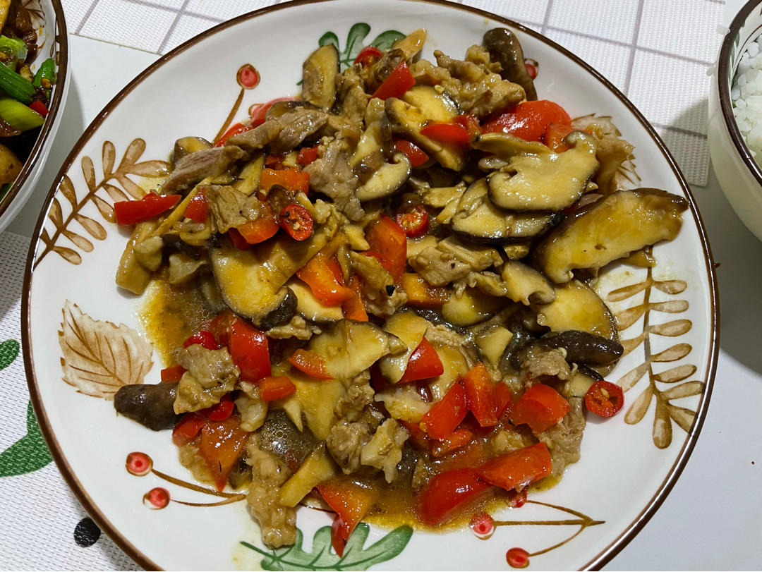 香菇肉片