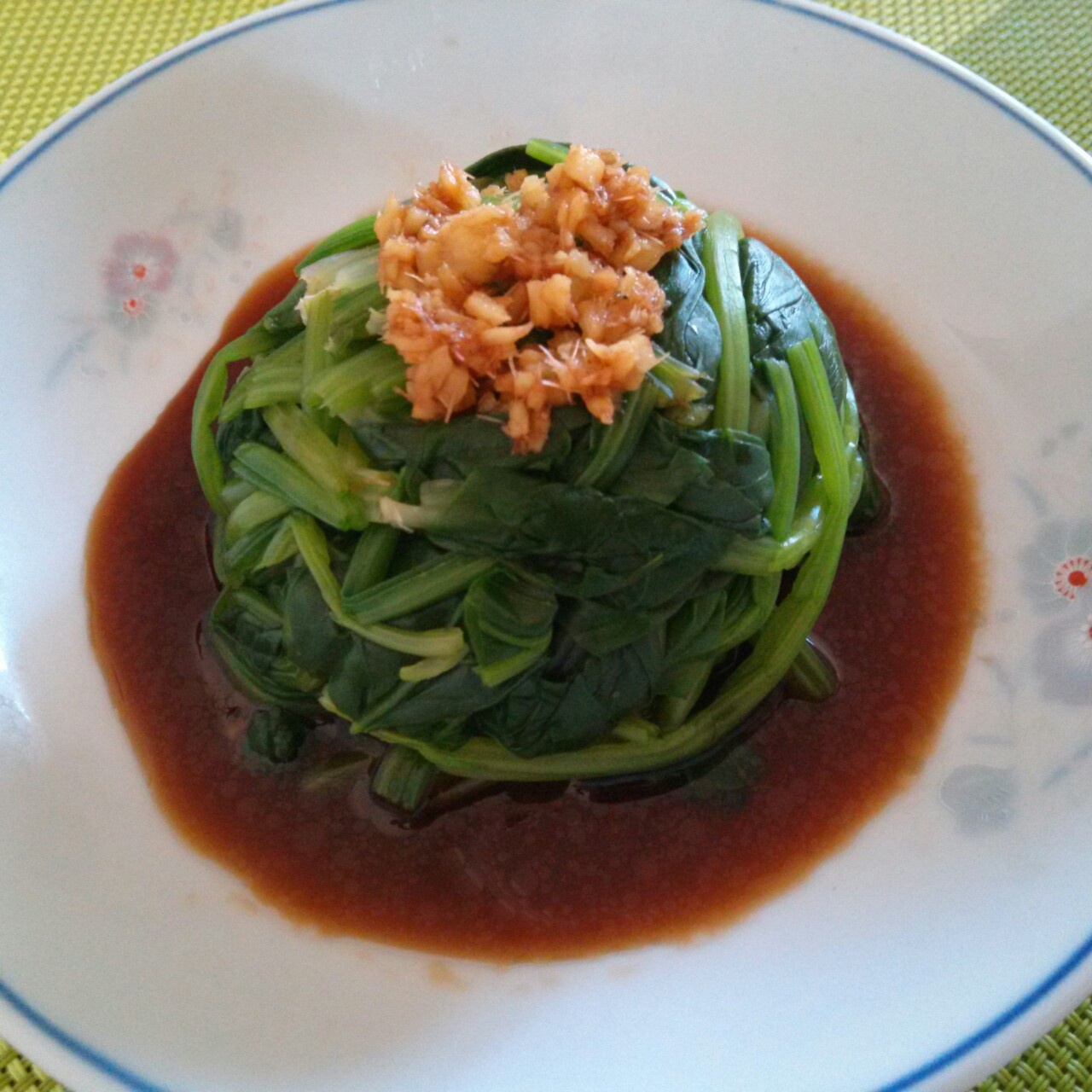 姜汁菠菜