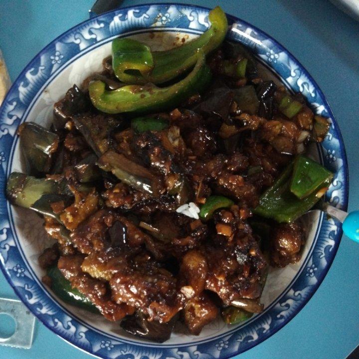 少油版茄子炒肉