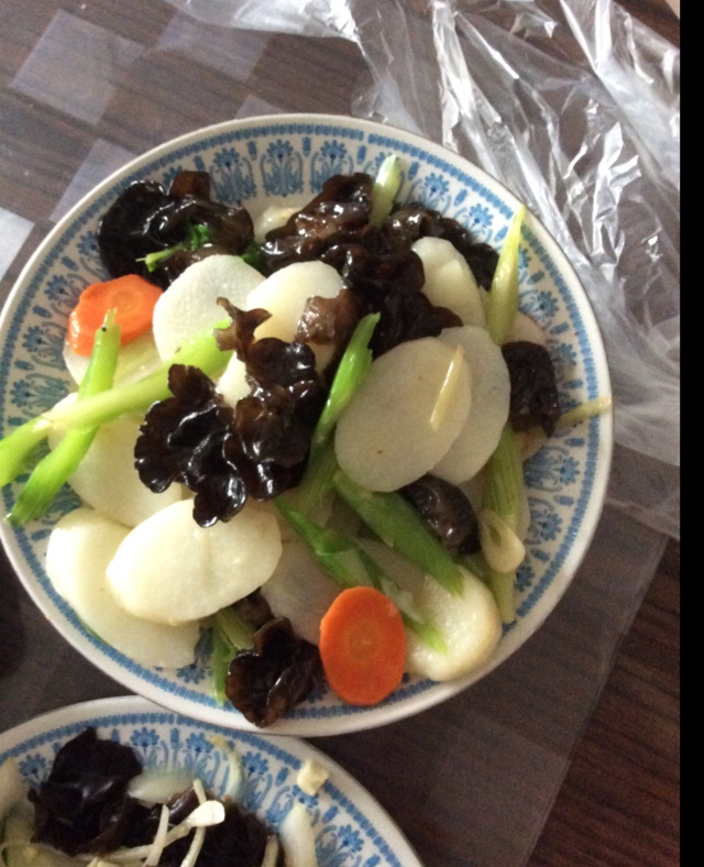 清炒山药木耳
