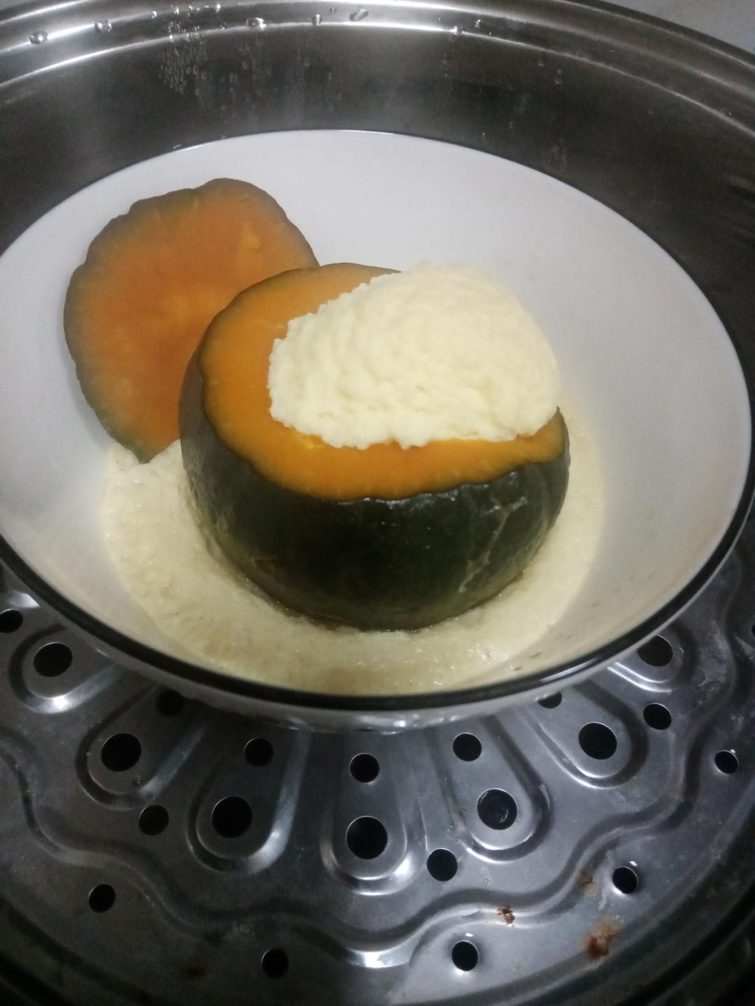 贝贝南瓜蒸蛋（懒人0失败）