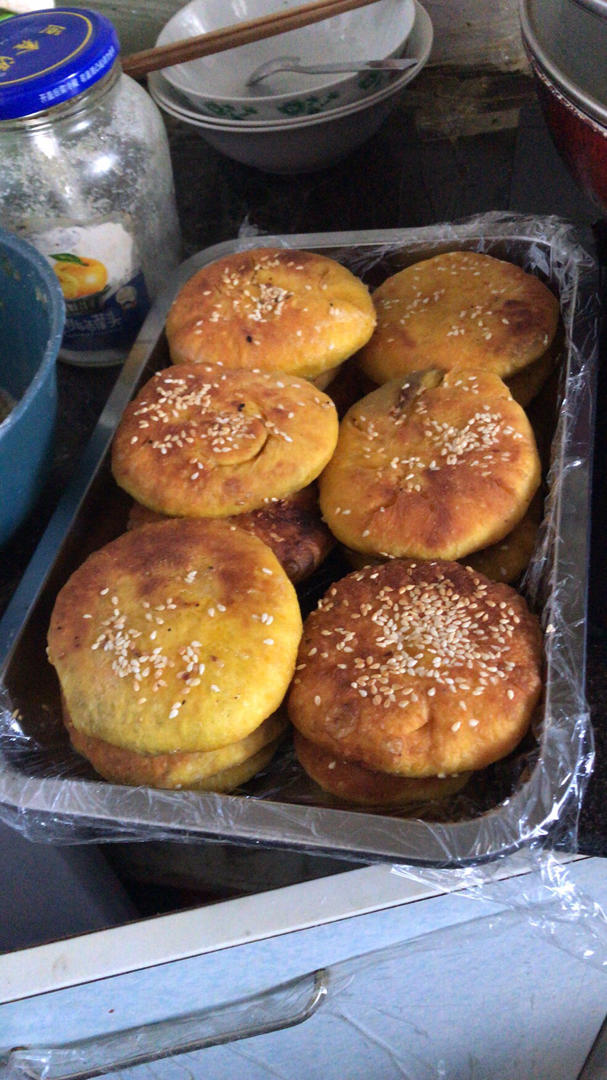 南瓜豆沙饼😘（原创）