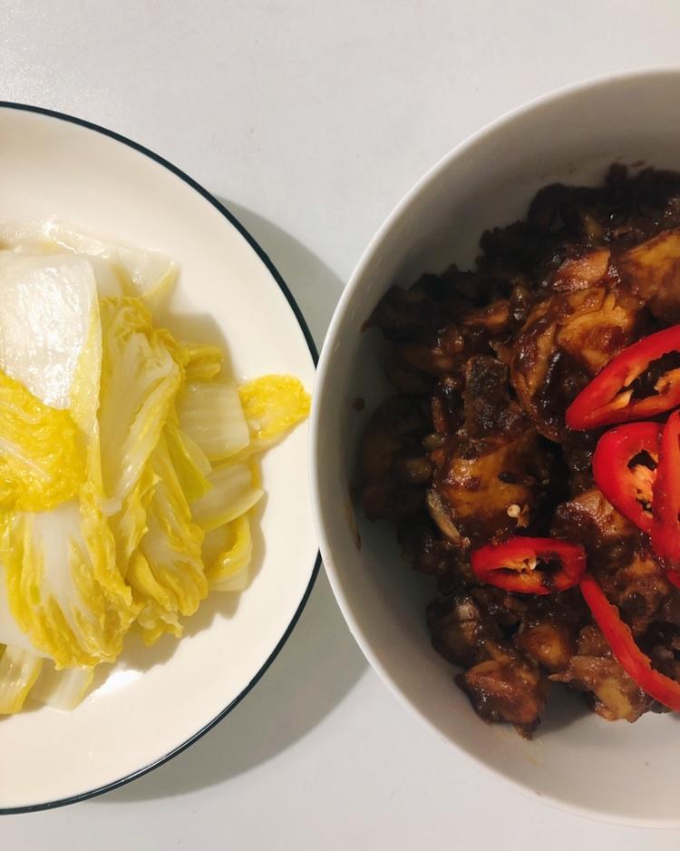 土豆焖鸡腿