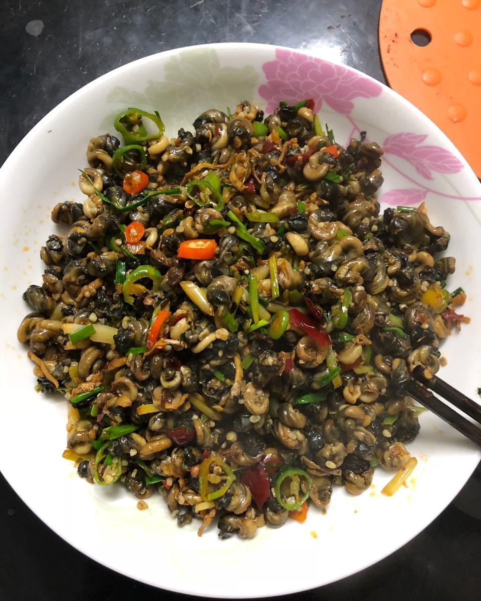 爆炒螺丝肉