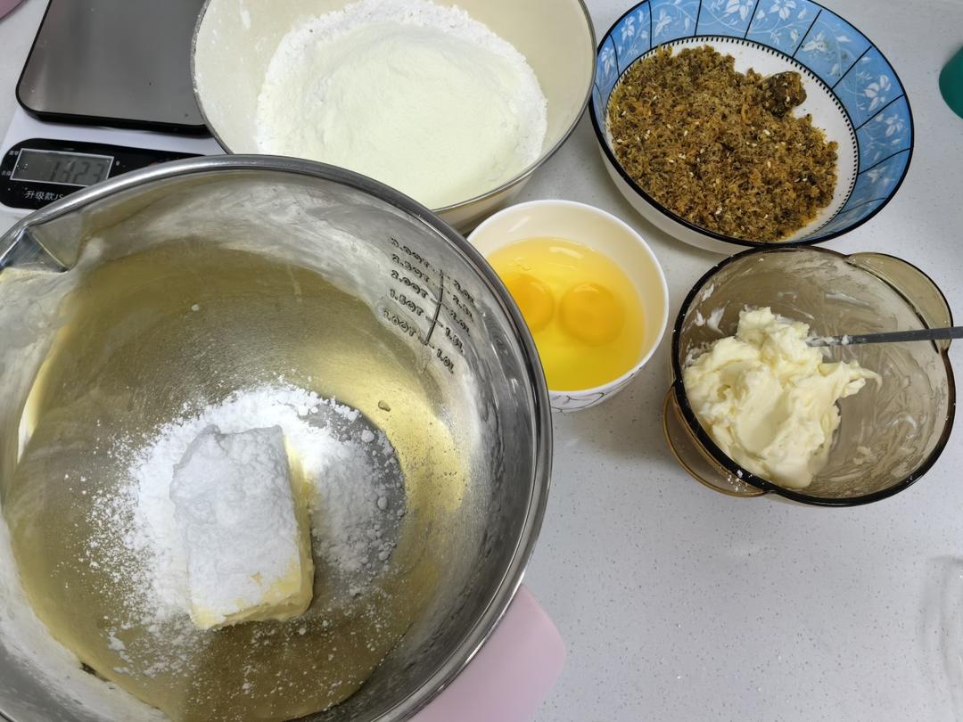 肉松奶酥饼干，咸香可口酥掉渣的肉松一口酥，自用曲奇口感酥皮巨好吃