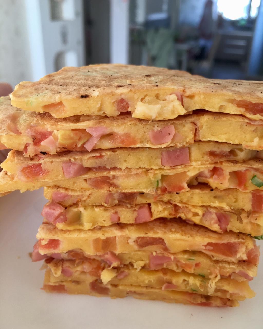 松软香嫩的西红柿鸡蛋饼