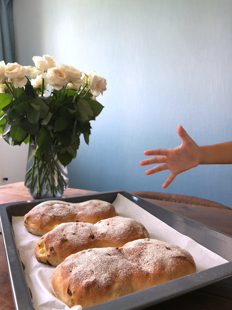 面包店里的常客——蔓越莓奶酪软欧