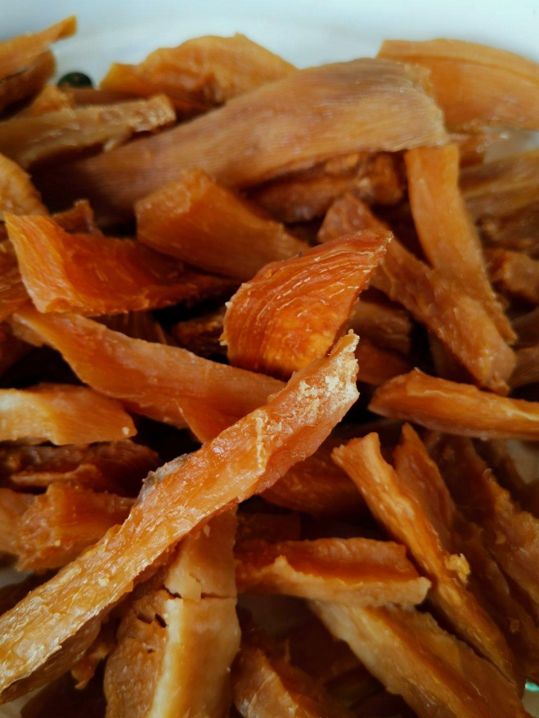 美美的食光做的白薯干红薯干