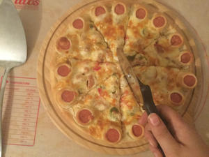 10寸什锦披萨的做法 步骤22