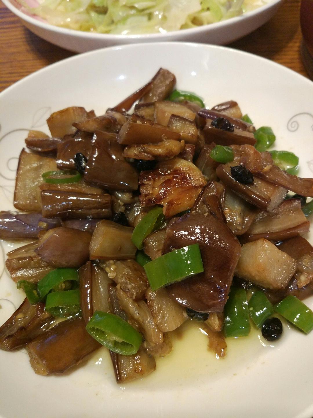 豆豉炒茄子的做法