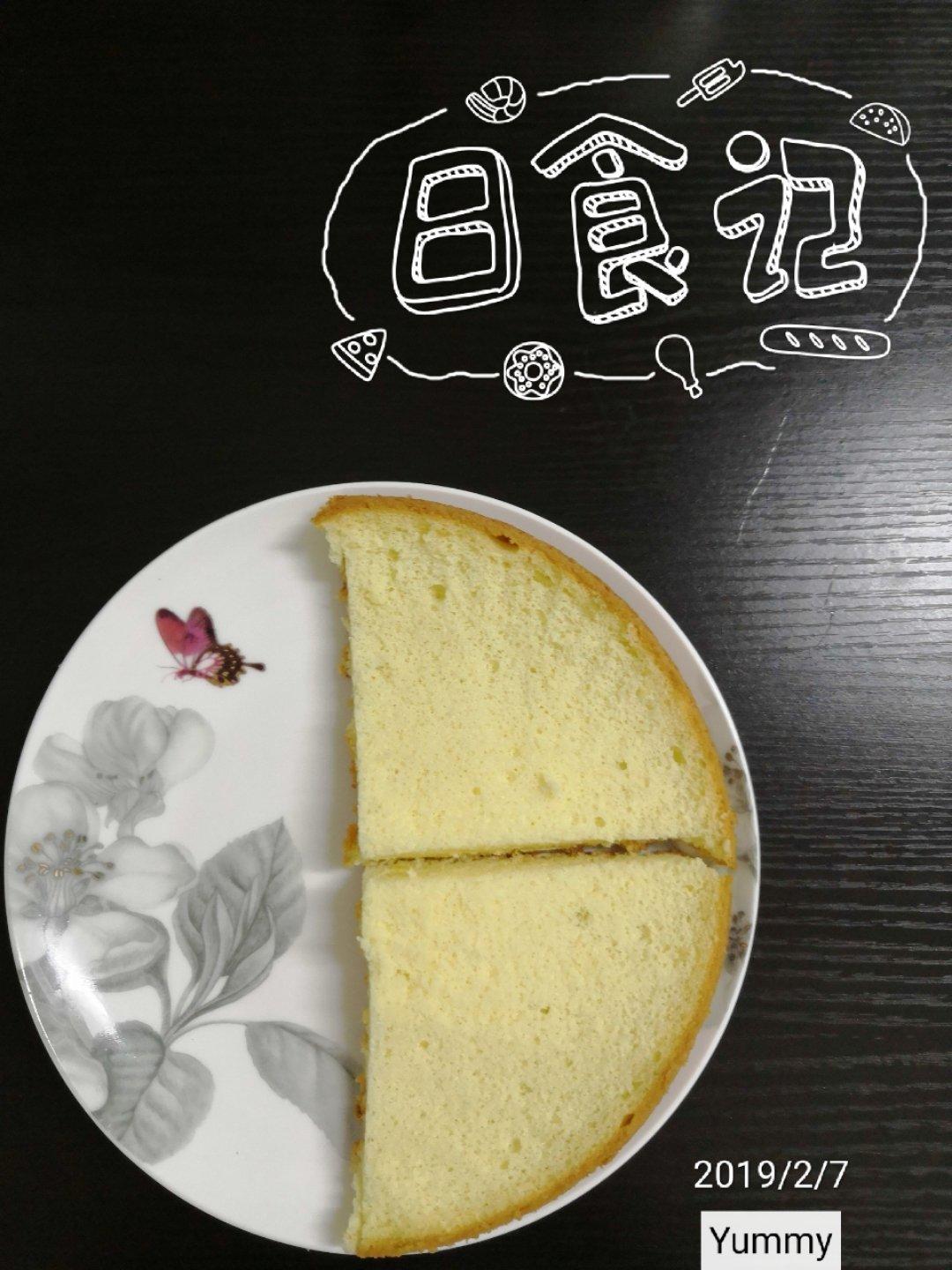 烤箱做蛋糕（戚风蛋糕的做法）